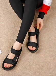 女性運動平底涼鞋,多用途夏天涼鞋