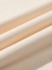 Manfinity Homme 男士標語圖案落肩T恤和腰部抽繩衛褲 - 彩色 - 查看 4