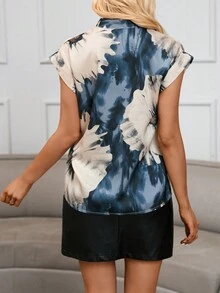 SHEIN Privé Áo sơ mi nữ Đồ họa Giải trí - Nhiều màu - Xem 2