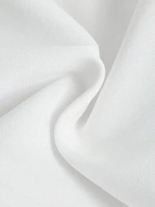 SHEIN MOD Solid Layer Hem Skirt