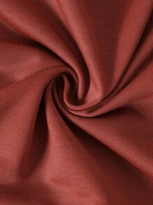 SHEIN Bộ thời trang bé trai Đắp vá Túi Dây kéo Lá thư Giải trí - Đỏ - Xem 7