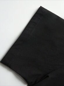 ROMWE MEN Street Life Áo thun nam Slogan Graphic Y2k, Trường học - màu đen - Xem 3