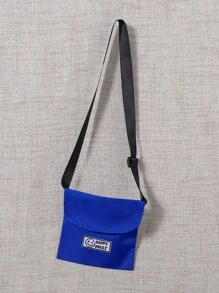 SHEIN 男大童背心上衣和翻蓋口袋短褲和包