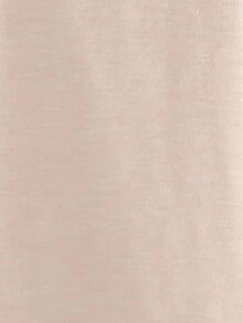 SHEIN Baby Letter Patched Detail 2 In 1 Tee - Khaki - View 3