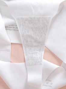 Shein Underwear&Sleepwear Basics 5 paquetes Bragas sexys sin costuras con acabado de volante liso