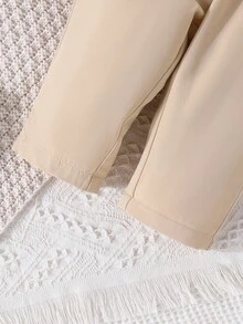 Fall Baby Boys' Long Sleeve Cute Dinosaur Printed Two Piece Outfit