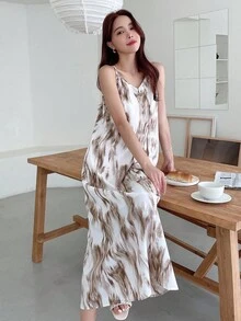 DAZY Tie Dye Cami Dress - Multicolor - View 3