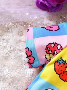 嬰兒花卉和卡通圖案T恤 - 彩色 - 查看 4