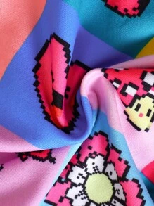 嬰兒花卉和卡通圖案T恤 - 彩色 - 查看 6