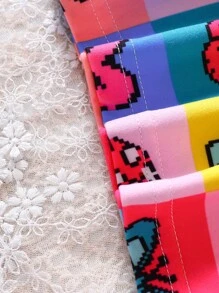 嬰兒花卉和卡通圖案T恤 - 彩色 - 查看 7