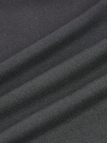 SHEIN ICON Figure Graphic Crop Tee - Grey - View 4