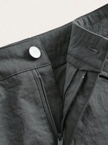 SHEIN ICON Flap Pocket Cargo Skirt