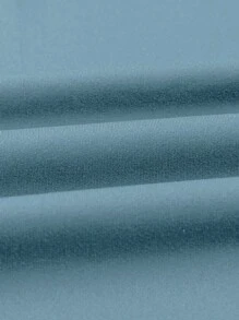 Manfinity Hypemode Áo thun & Áo lót Nam Dây kéo màu trơn Giải trí - Màu xanh bụi bặm - Xem 8