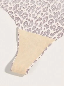 Plus 3pack Leopard Print Panty Set - Multicolor - View 5