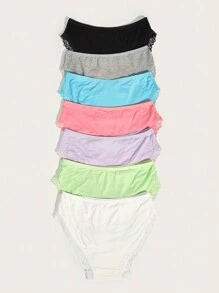 7pack Contrast Lace Panty - Multicolor - View 2