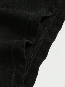 男士3入組字母織帶腰帶平角內褲 - 黑色 - 查看 8