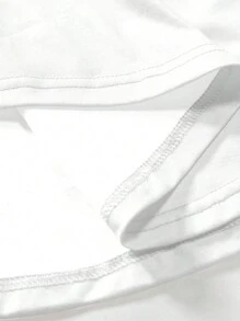 Manfinity Homme Áo thun & Áo lót Nam Lá thư Ombre Giải trí - Màu xanh lá cây đậm - Xem 4