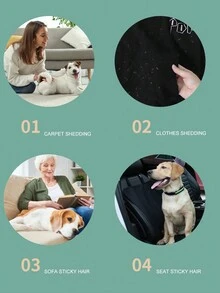 1pc Cartoon Design Pet Hair Removal Brush - Multicolor - View 3