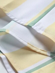 Manfinity Homme Bộ hai mảnh Nam Dây kéo Nút phía trước Sọc Giải trí - Nhiều màu - Xem 6