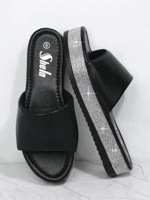 Da giả Mặc vào Trượt - màu đen - Xem 4