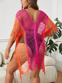 Swim SXY Cộng với kích thước bìa mép cắt Khối Màu - Nhiều màu - Xem 2