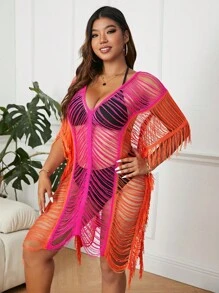 Swim SXY Cộng với kích thước bìa mép cắt Khối Màu - Nhiều màu - Xem 4