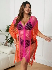 Swim SXY Cộng với kích thước bìa mép cắt Khối Màu - Nhiều màu - Xem 5