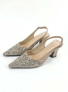 Zapatos de mujer puntiagudos de moda, adecuados para el estilo de fiesta de noche - Multicolor - Ver 4