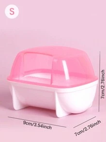 1 pieza Caja hámster bañera - Rosa - Ver 6