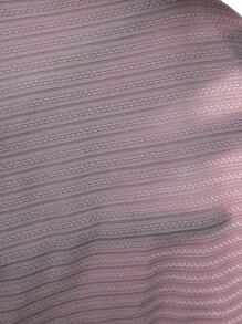 荷叶边不对称下摆吊带睡衣睡裙 - 藕粉色 - 查看 6