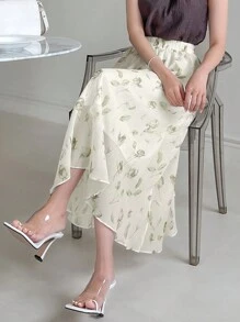 DAZY Váy nữ Hoa Giải trí - Màu be - Xem 8