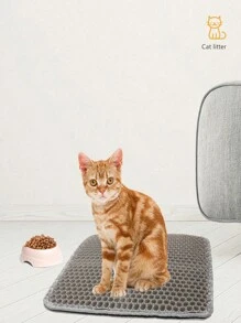 1 pieza al azar Cama de arena para gatos Almohadilla - Multicolor - Ver 1