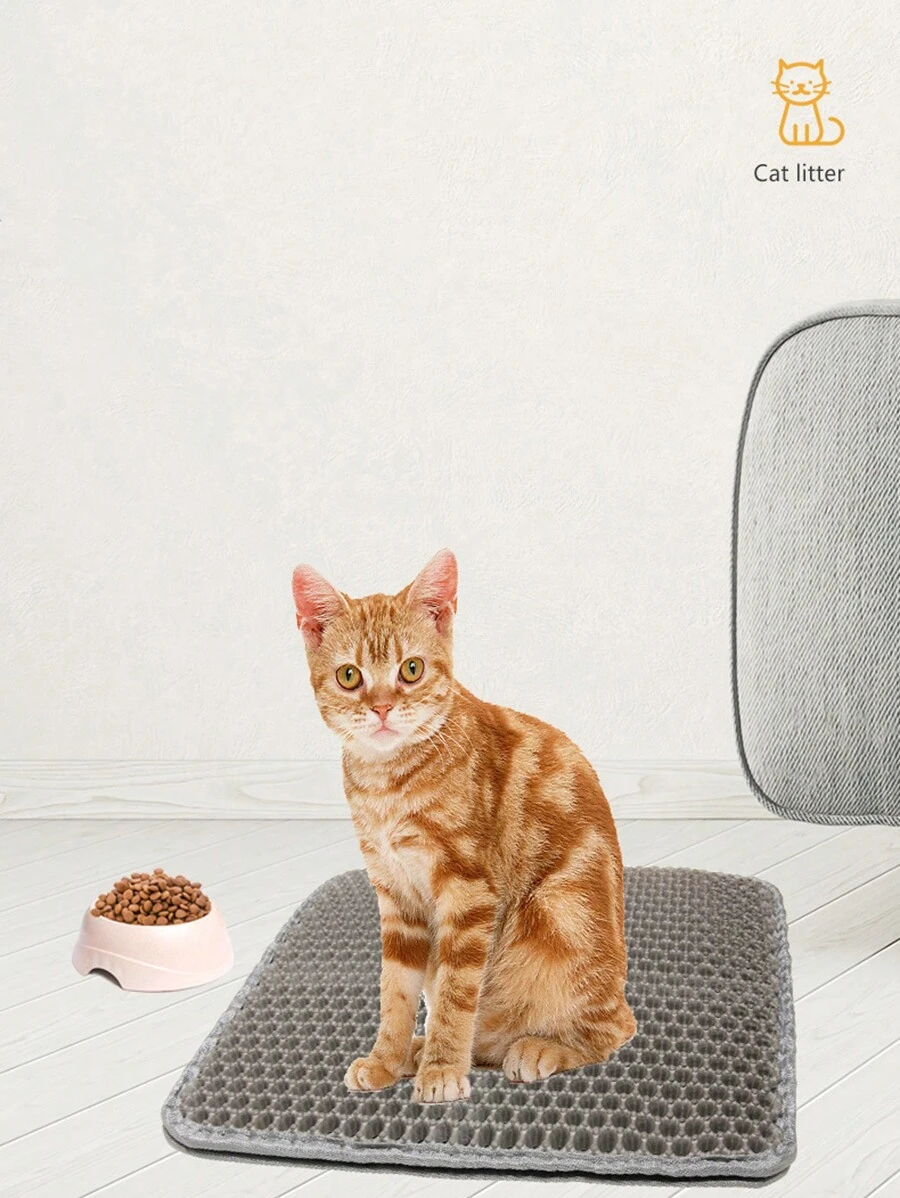 1 pieza al azar Cama de arena para gatos Almohadilla - Multicolor - Ver 1