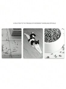 1 pieza al azar Cama de arena para gatos Almohadilla - Multicolor - Ver 3