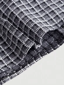 SHEIN MOD Plaid Print Pleated Skirt - Multicolor - View 4