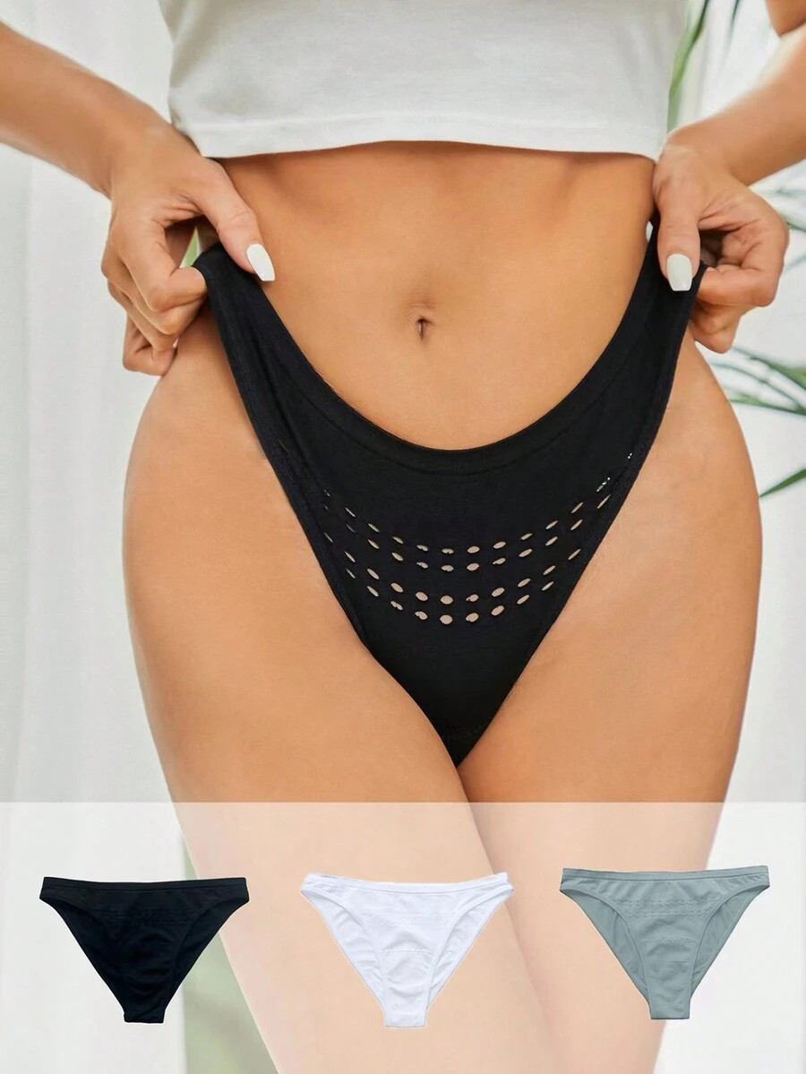 3pack Solid Brief - Multicolor - View 1