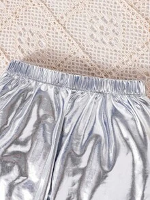 Bộ thời trang bé gái Khối Màu Giải trí - Màu tím hoa cà - Xem 7