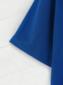 INAWLY Plus Heart Print Tee - Blue - View 4