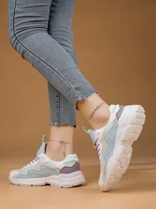 Women's Outdoor Low-Top Lightweight Breathable Fashion Casual Athletic Sneakers, Suitable For Spring, Summer, Autumn And Winter