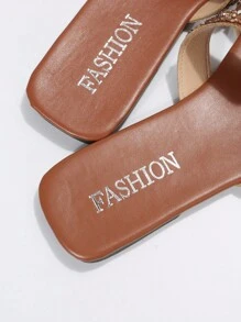 Dép bệt Nữ - Rỉ Nâu - Xem 4