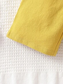 Bebé unicolor Top tank & Shorts - Amarillo - Ver 3