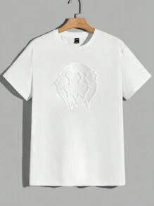 Manfinity VCAY Men Cartoon Embossed Tee, Summer