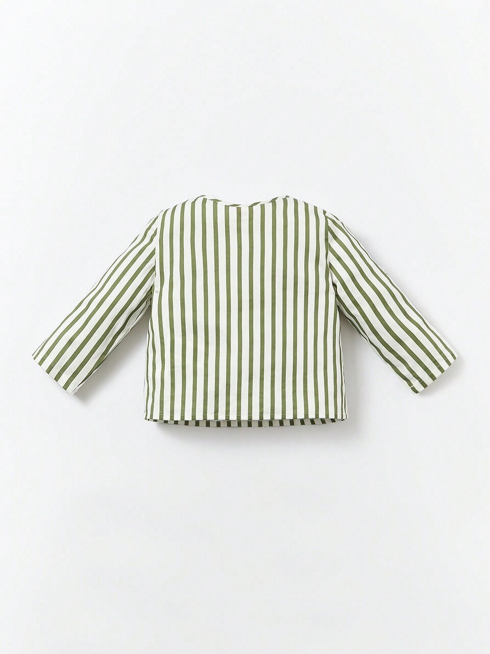 Baby Boy Striped Half Button Shirt & Shorts