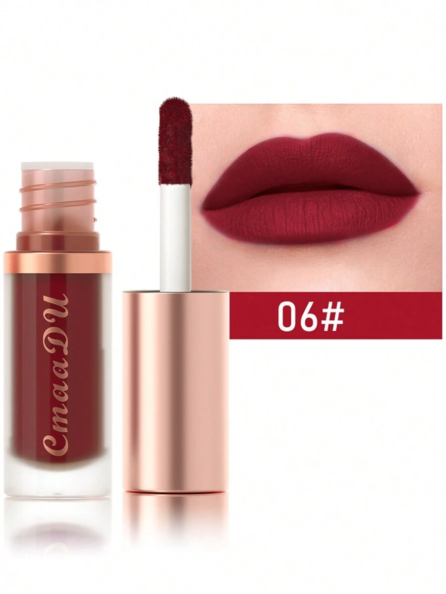 Lipstik Pewarna Mudah Tahan Lama, Matte Velvet Lip Gloss Untuk Penggunaan Sehari-hari - Merah - View 1