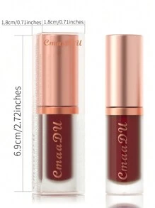 Lipstik Pewarna Mudah Tahan Lama, Matte Velvet Lip Gloss Untuk Penggunaan Sehari-hari - Merah - View 2