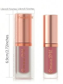 持久染色啞光絲絨唇彩適用於日常使用 - 粉色 - 查看 2