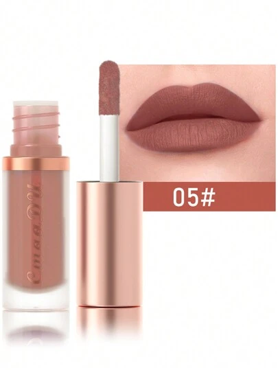 持久染色啞光絲絨唇彩適用於日常使用