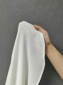 Manfinity Homme Men Half Button Shirt - White - View 4