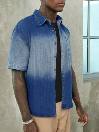 Men Denim Shirts | Womens Men Denim Shirts Online | Shein Eur