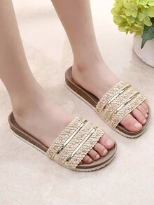 Chicas con banda única Zapatillas para exterior - Dorado - Ver 1